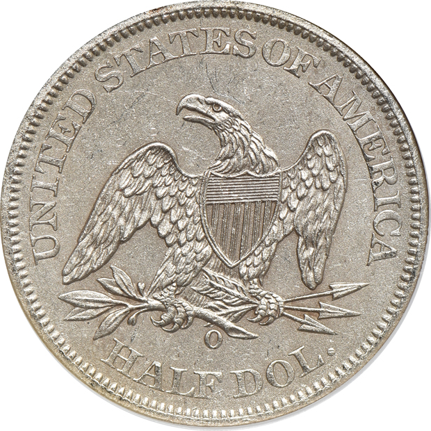 1861 Shipwreck Effect, and two 1861-O Shipwreck Effect, all NGC SS Republic Recovery