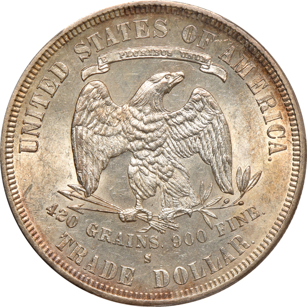 1877-S Trade PCGS MS-62