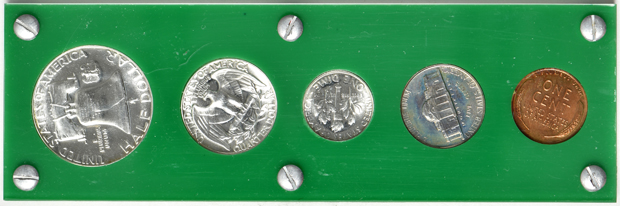 1950, 1951, and 1952 Proof Sets in Capital Plastics holders