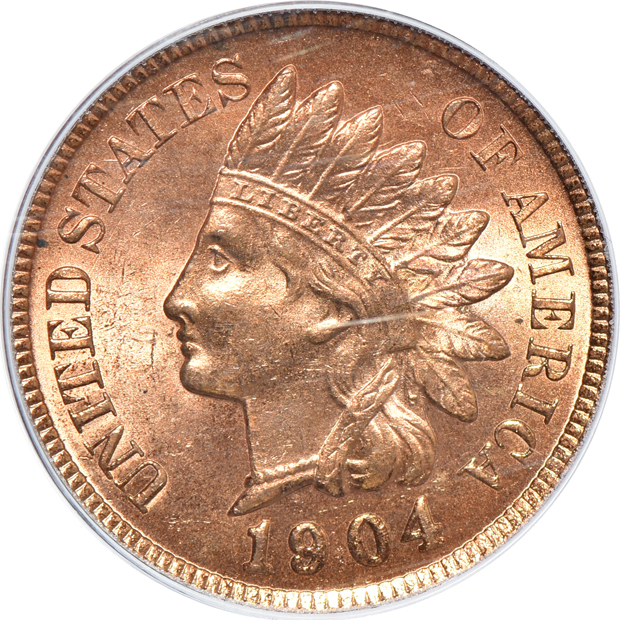 Five U.S. type coins, all PCGS (green label) CAC