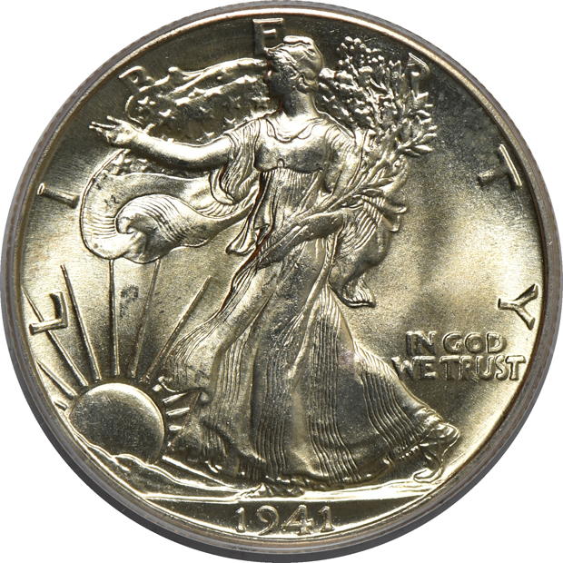 Six U.S. type coins, all PCGS (green label)