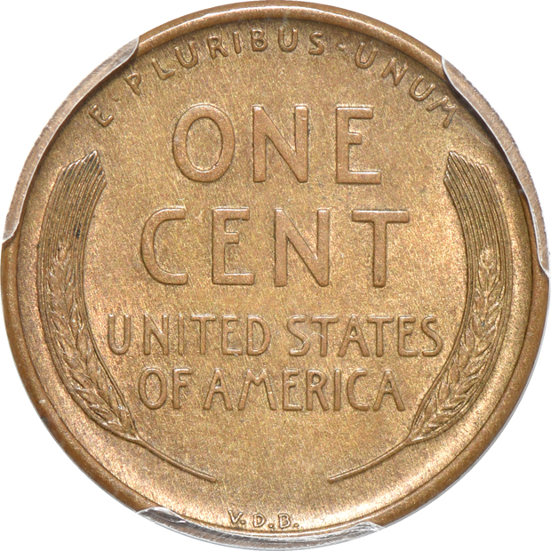 1909-S VDB Lincoln PCGS AU-58 CAC