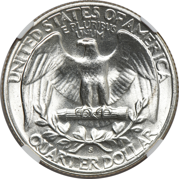 1939-S, 1948-S, and 1952-S, all NGC MS-66 CAC