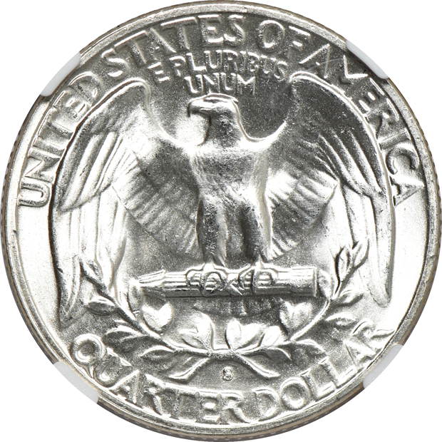 1939-S, 1948-S, and 1952-S, all NGC MS-66 CAC