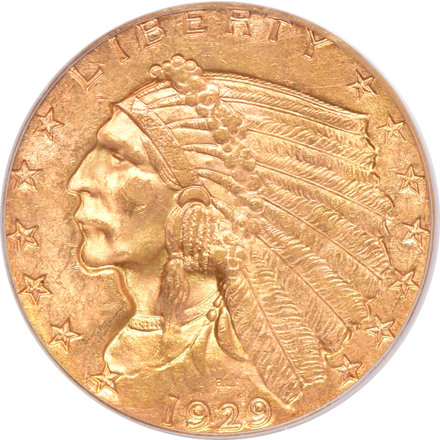 1911 MS-61, and 1929 MS-62, both PCGS (green label)