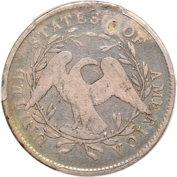 1795 2 Leaves PCGS VG details/plugged