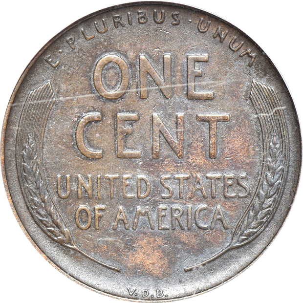 Nearly complete collection of Lincoln Wheat cents in two albums, five are certified