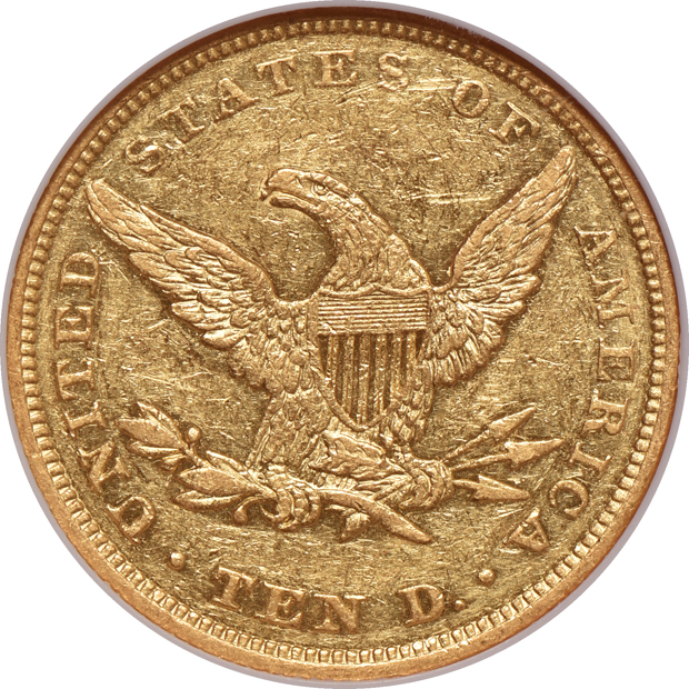 1843 NGC AU-53, SS Republic