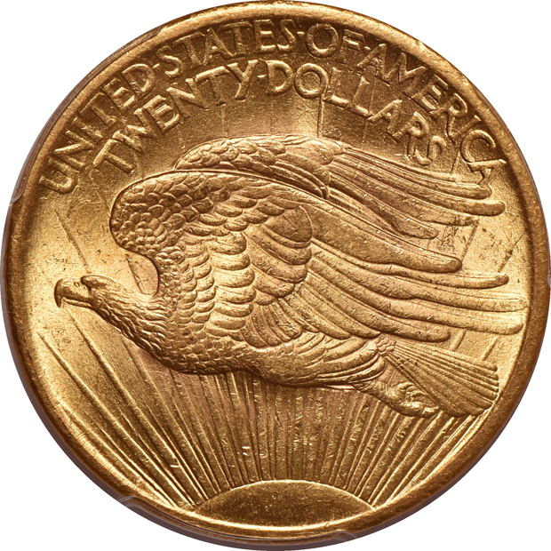 1907 No Motto Saint Gaudens PCGS MS-63