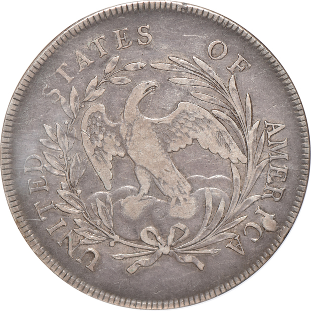 1796 Large Date, Small Letters PCGS VF-25 CAC