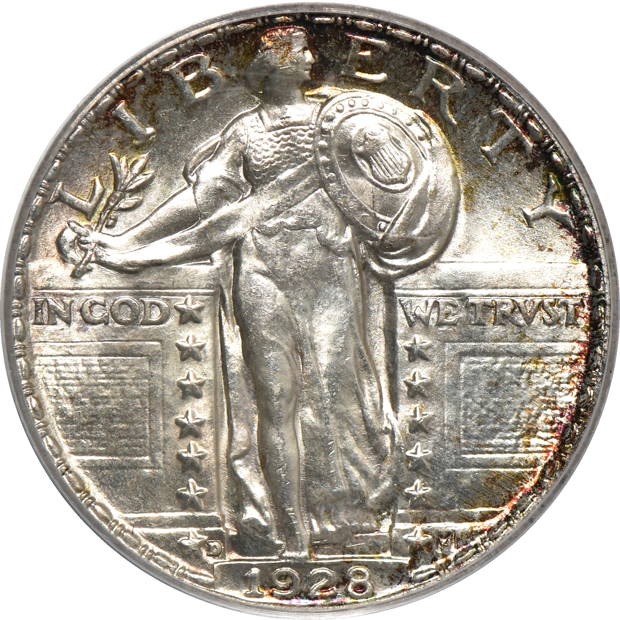 1926, 1926-D, and 1928-D, all PCGS MS-65 CAC