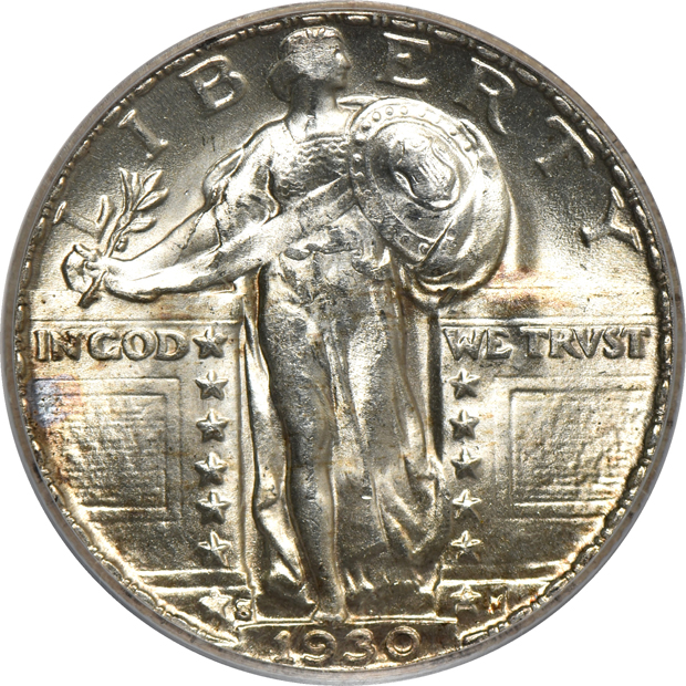 1929-D, 1929-S, and 1930-S, all PCGS MS-65 CAC