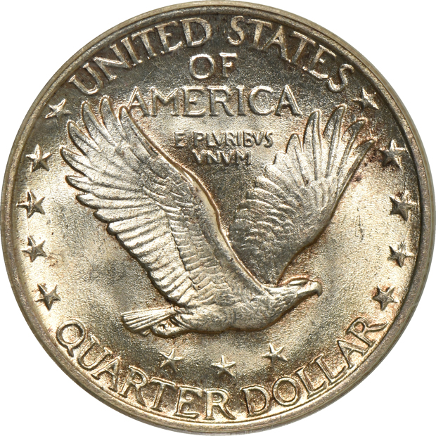 1924, 1927, and 1928-S, all PCGS MS-65 (green label)