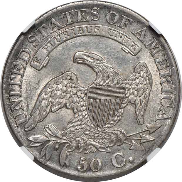Four Capped Bust half dollars certified by NGC
