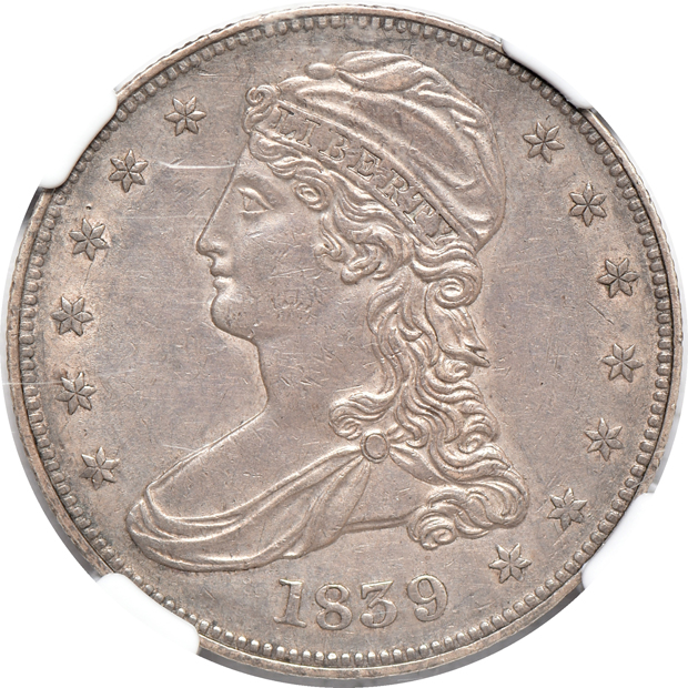 Four Capped Bust half dollars certified by NGC