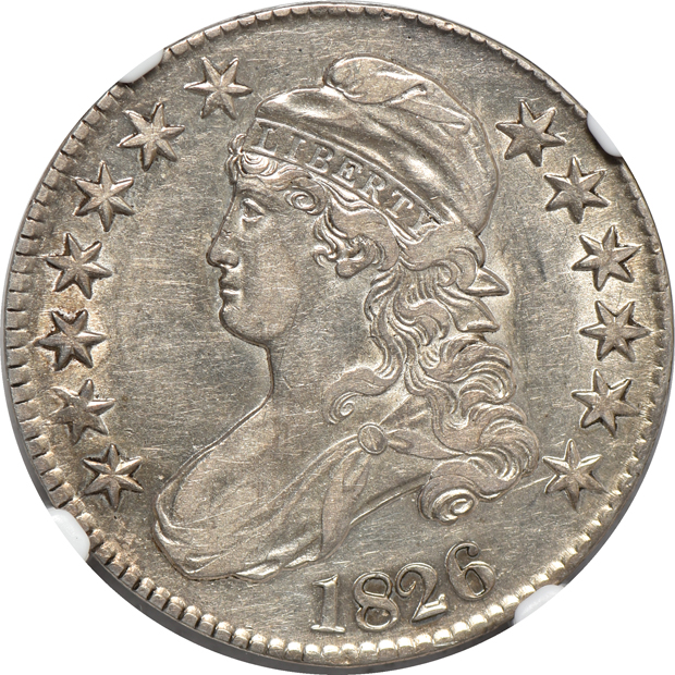 Four Capped Bust half dollars certified by NGC