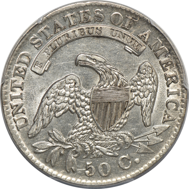 1832 Small Letters XF-45, 1833 AU-50, and 1834 Small Date, Small Letters XF-45, all PCGS