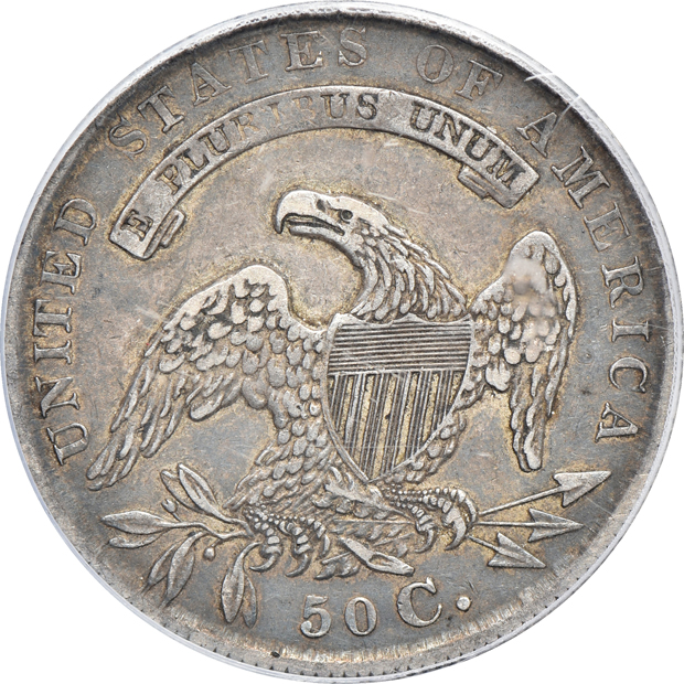 1832 Small Letters XF-45, 1833 AU-50, and 1834 Small Date, Small Letters XF-45, all PCGS