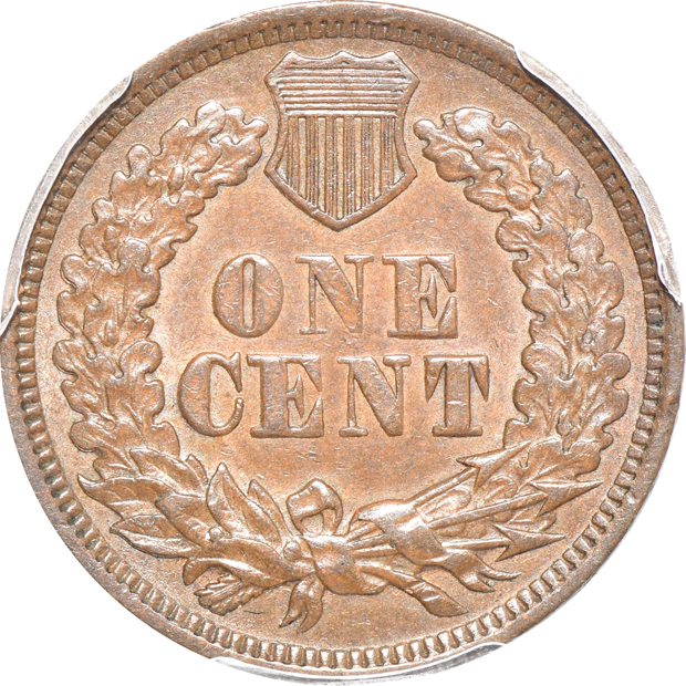 1867 AU-58, 1868 AU-58 CAC, and an 1869 AU-58, all PCGS