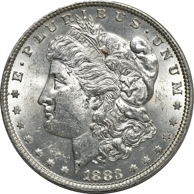 Twenty BU Morgan silver dollars, all Philadelphia Mint