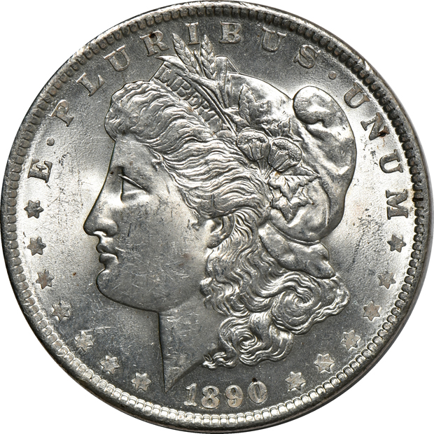 Twenty BU Morgan silver dollars, all Philadelphia Mint
