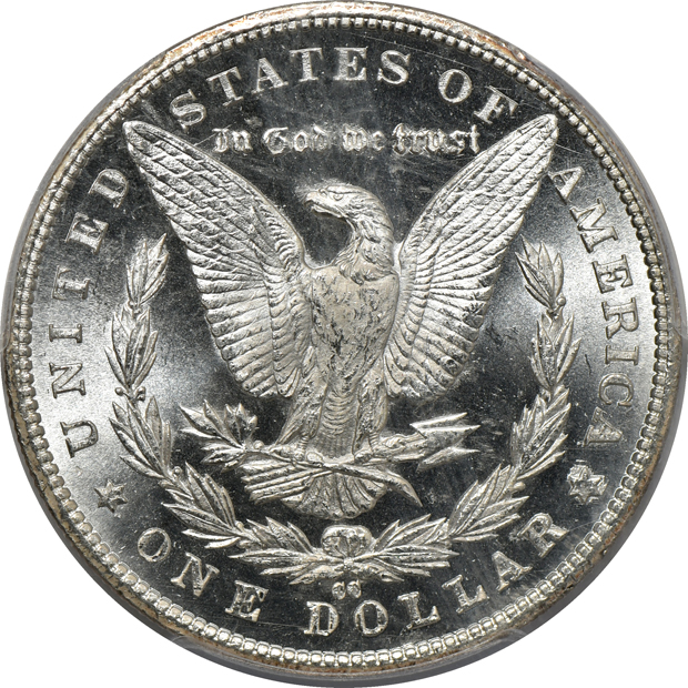1885-CC and 1892-O, both PCGS MS-63