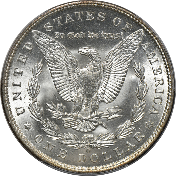 1885-CC and 1892-O, both PCGS MS-63