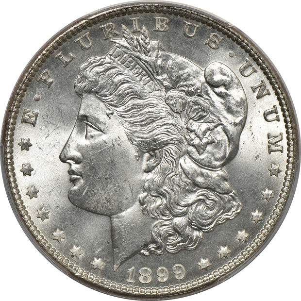 1882-CC and 1899, both PCGS MS-64 CAC