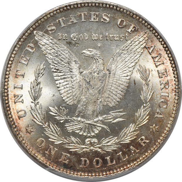 1878 7/8TF Strong, 1879-O, and 1891-S, all PCGS MS-63 CAC