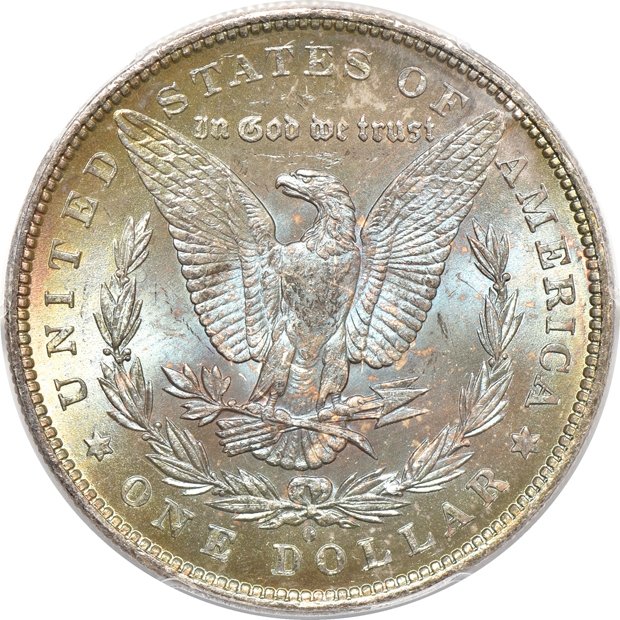1878 7/8TF Strong, 1879-O, and 1891-S, all PCGS MS-63 CAC