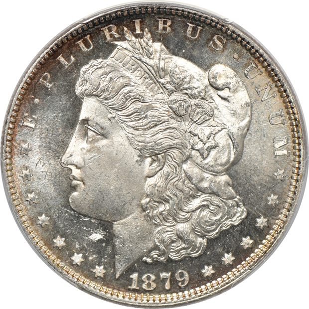 1879 MS-64PL and 1884-CC MS-64+PL, both PCGS