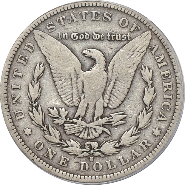 1893-S PCGS VG-10 CAC