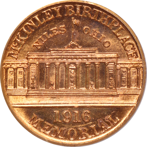 1916 McKinley PCGS MS-63 (green label)