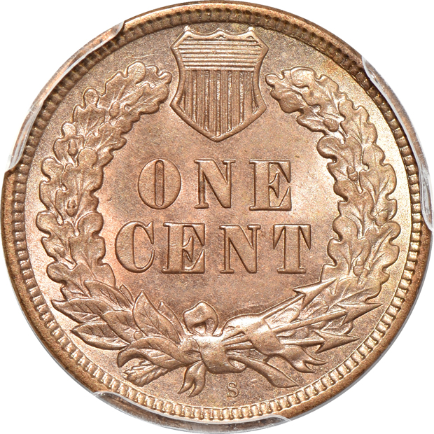 1909-S Indian PCGS UNC detail/questionable color