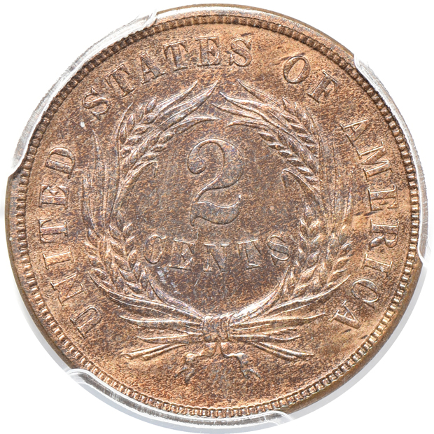 1870 PCGS PR-63RB