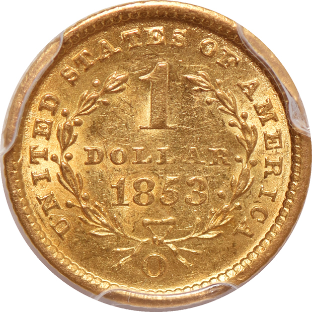 1853-O PCGS MS-62