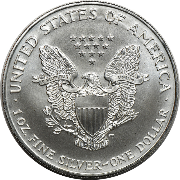 Twenty 1996 American Silver Eagles