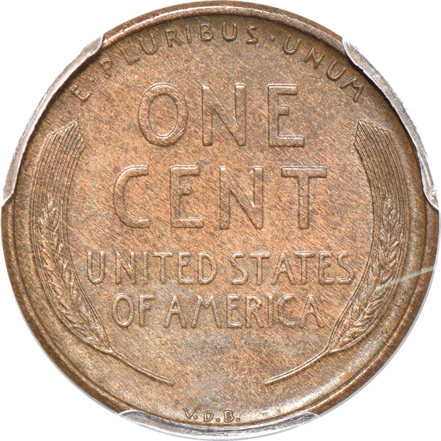 1909-S VDB Lincoln PCGS AU-55