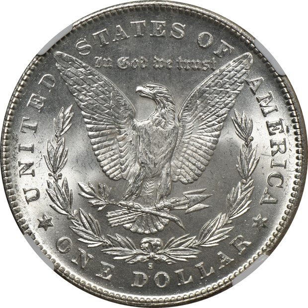 1878-S and 1921, both NGC MS-66