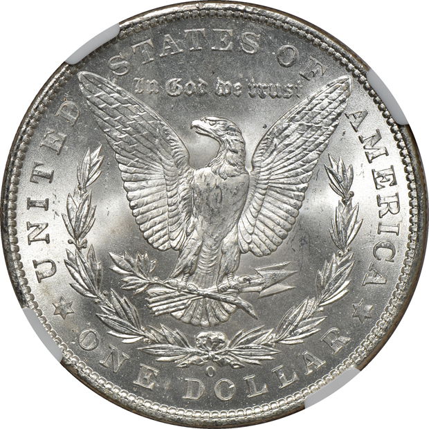 1883, 1883-O, and 1902-O, all NGC MS-66
