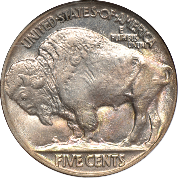 1911 Liberty nickel PCGS MS-64, and a 1923 Buffalo nickel NGC MS-64