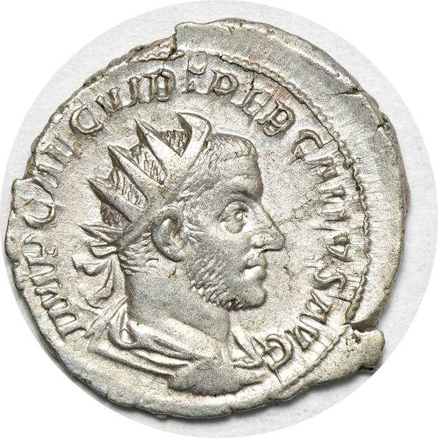 Roman Empire - nine coins, as described