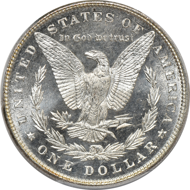 1880-S MS-64PL, 1881-O MS-63DMPL, and an 1886 MS-63PL, all PCGS