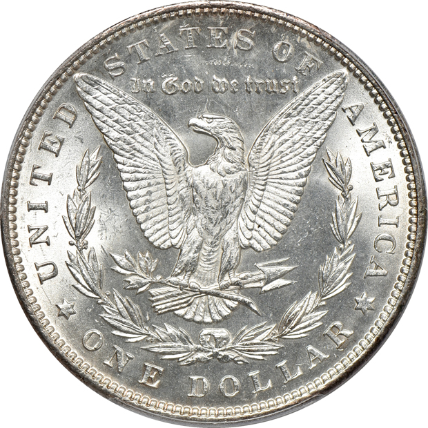 1891, 1891-O, and 1891-S, all PCGS MS-63