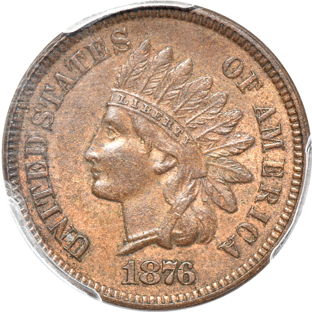 Four Indian cents certified by PCGS