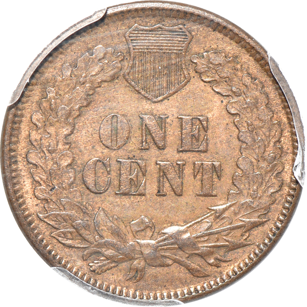 Four Indian cents certified by PCGS