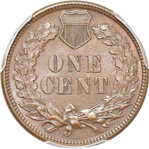 Four Indian cents certified by PCGS