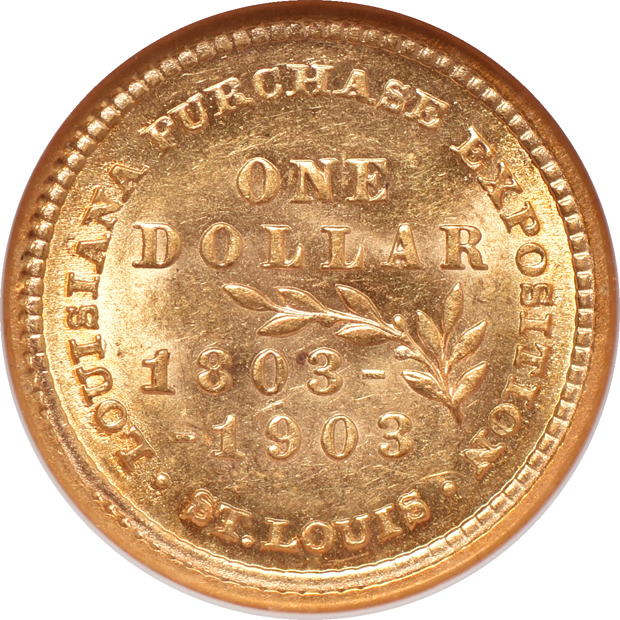 1903 Louisiana Purchase McKinley NGC MS-63
