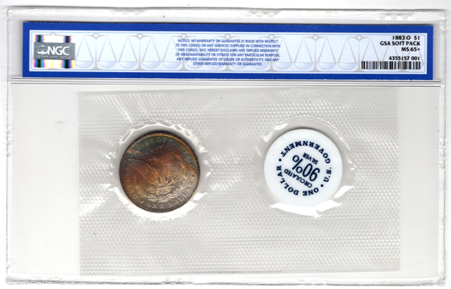 1883-O GSA Soft Pack NGC MS-65+