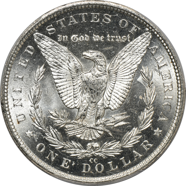 1883-CC MS-63 and 1883-CC MS-65, both PCGS